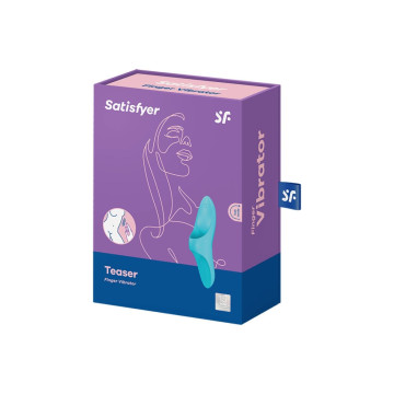 Satisfyer - Vibrateur Doigts Teaser Lumière Bleue | Vybes.it