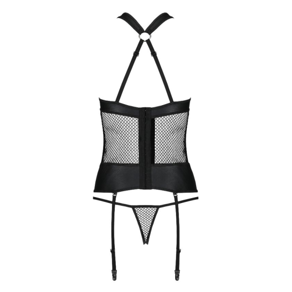 PASSION - AMANDA CORSETTO IN PELLE ECOLOGICA L/XL