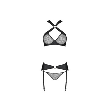 PASSION - AMANDA SET CUERO ECOLOGICO S/M