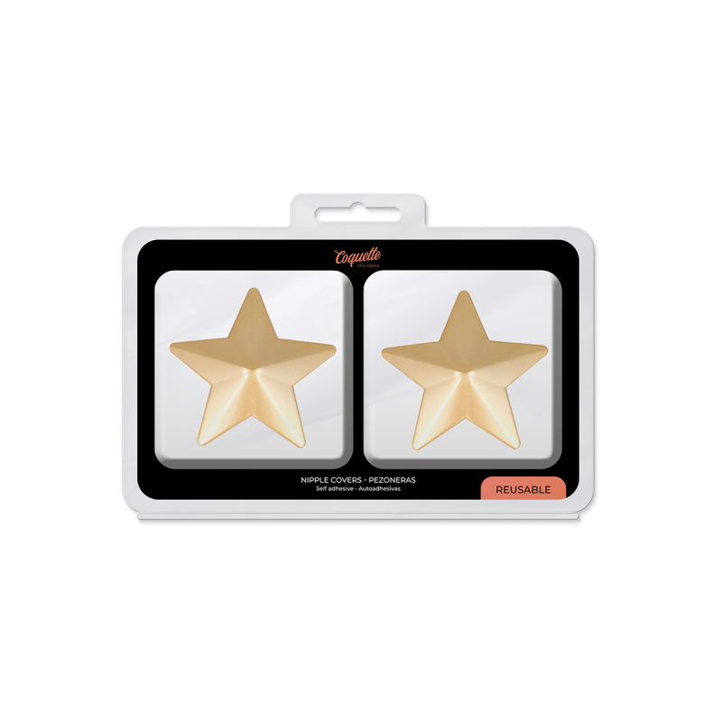 Coquette Chic Desire - Cubre Pezones Metal Estrellas | Vybes.it