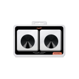 Coquette Chic Desire - Cubre Pezones Metal Circulos Negros |