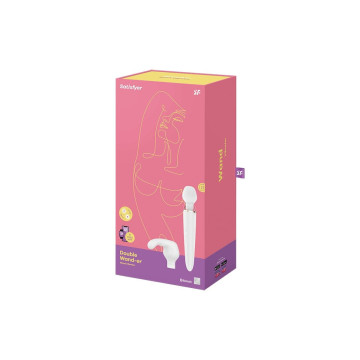 Satisfyer - Double Wander App Blanco | Vybes.it