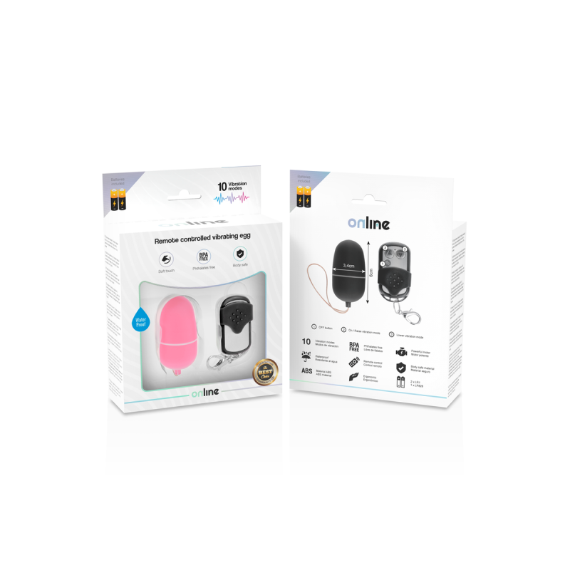 Online - Huevo Vibrador Control Remoto M Rosa | Vybes.it