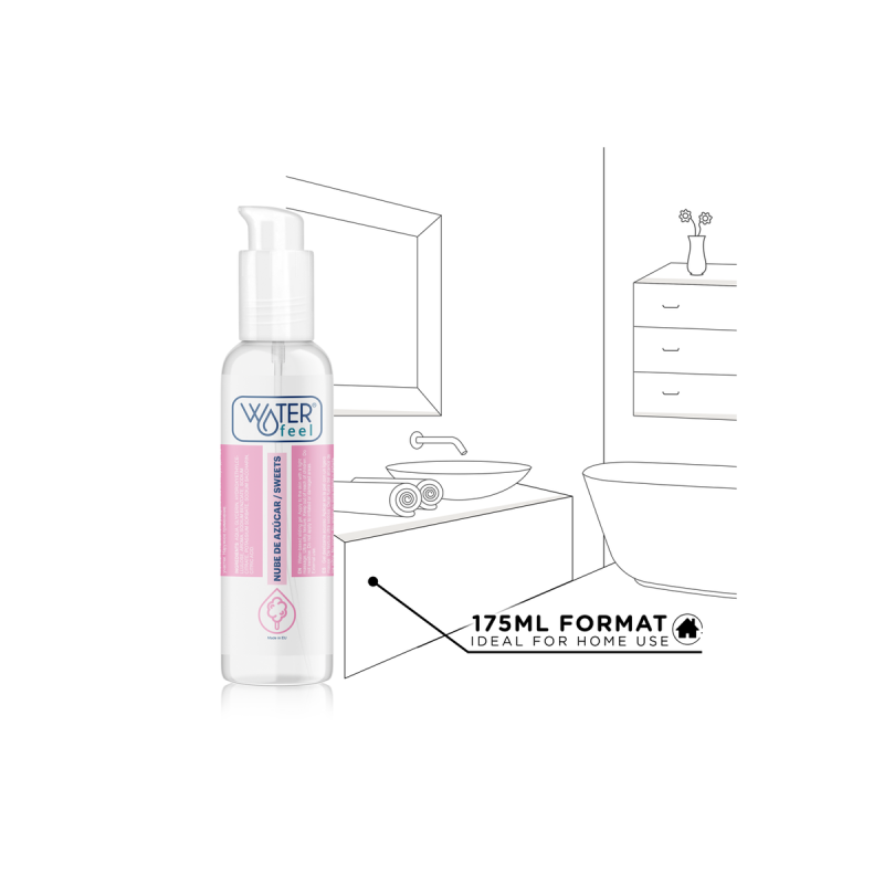 WATERFEEL - LUBRIFIANT NUAGE DE SUCRE 175 ML - Aux saveurs délicieuses
