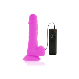 Diversia - Dildo Realístico Flexible Con Vibración Lila 20.5 Cm - O