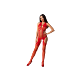 PASSION - WOMAN BS079 BODYSTOCKING - ROSSO TAGLIA UNICA - PASSION WOM…