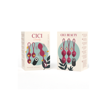 Cici Beauty - Premium Silicone 3 Perles De Kegel Vibrantes