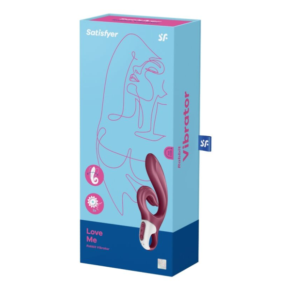 SATISFYER - LOVE ME RABBIT VIBRATION ROT