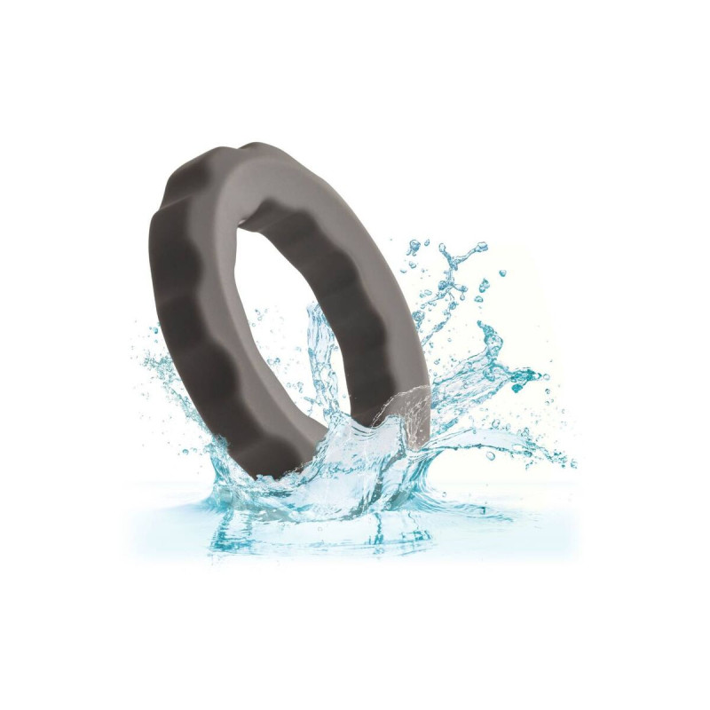 CALEXOTICS - ALFA ANELLO ERETTO GRIGIO - Cockring senza vibrazione