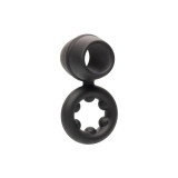 CALEXOTICS - BAGUE ALPHA DUAL MAGNUM NOIR - Cockrings sans vibration
