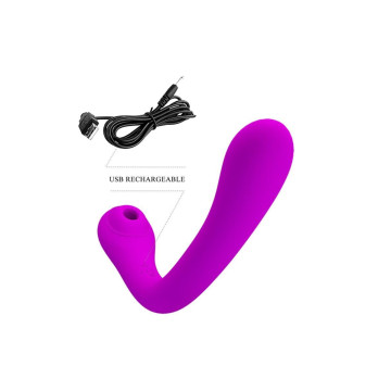 Pretty Love - Alex Vibrador Y Succionador De Clítoris Lila |