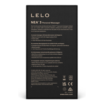 LELO - NEA 3 PERSÖNLICHES MASSAGERT SCHWARZ