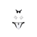 Passion - 036 Slip Alfrojo Negro L/Xl | Vybes.it