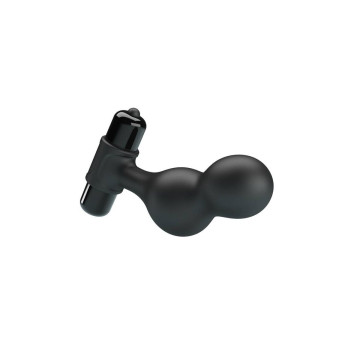 Mr Play - Plug Anal Vibrador De Silicona Negro | Vybes.it