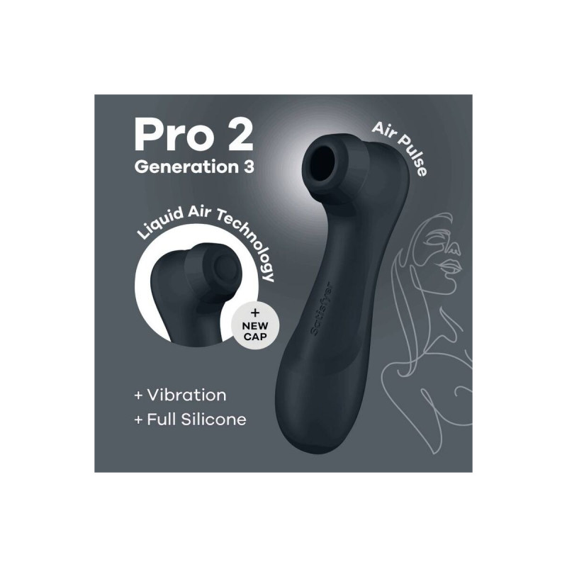 Satisfyer - Pro 2 Generación 3 Liquid Air Technology Negro |