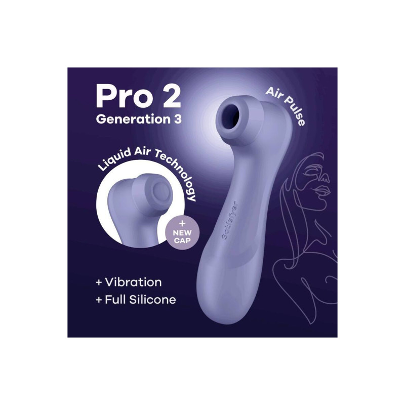 Satisfyer - Pro 2 Génération 3 Technologie Air Liquide Lilas |