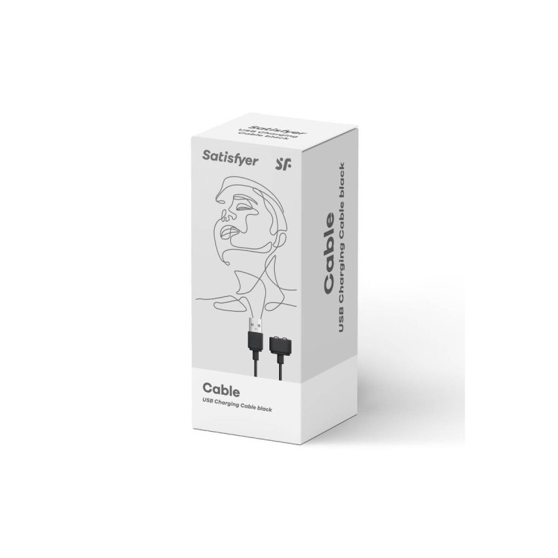 SATISFYER - CHARGING WIRE BLACK - Chargers | Vybes.it