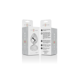 Intense - Analplug Aus Aluminiu Mmetall Mit Silbernem Kristall