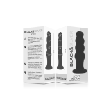 Black&Silver - Plug Anal En Silicone Scott Premium Noir | Vybes.it
