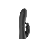 Black&Silver - Dj. Stimulateur De Lapin Rechargeable En Silicone
