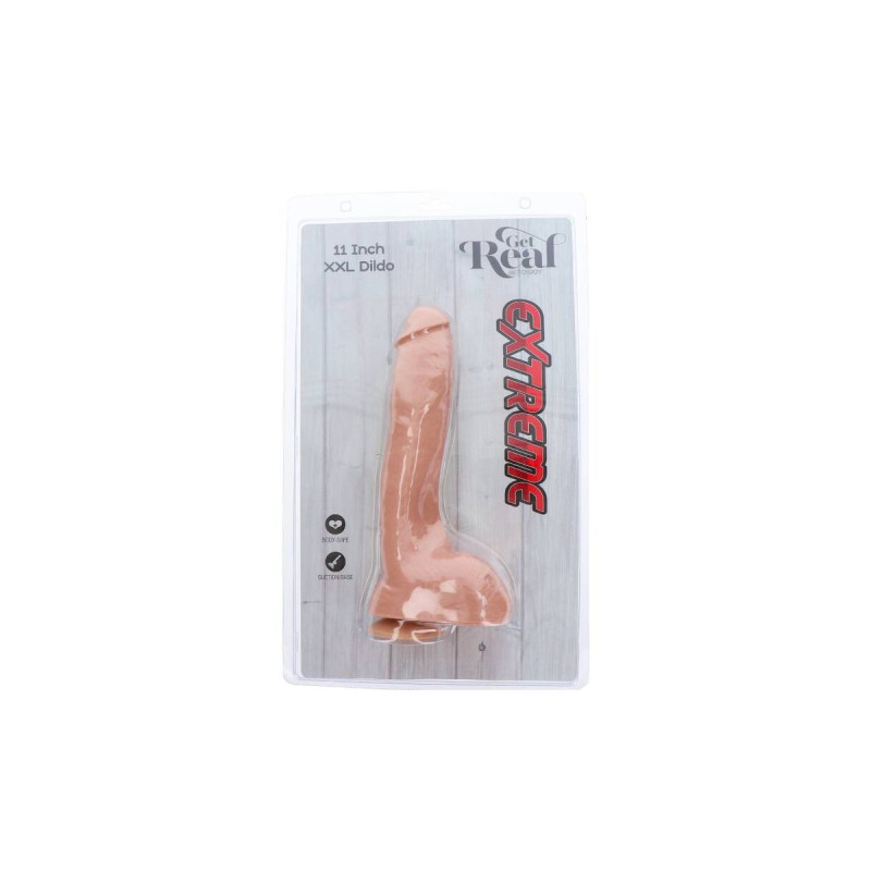 Get Real - Extreme Xxl Dildo 28 Cm Natural | Vybes.it
