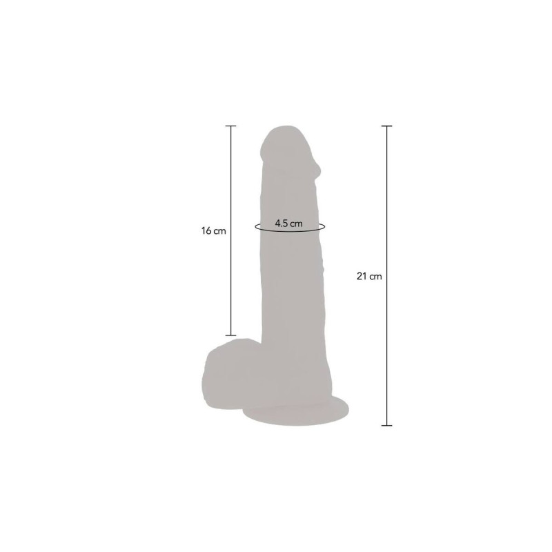 Get Real - Dildo Vibrador Con Bolas Giratorias Natural | Vybes.it