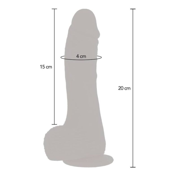 GET REAL - UP&DOWN ROTIERENDE VIBR-DILDO-HAUT