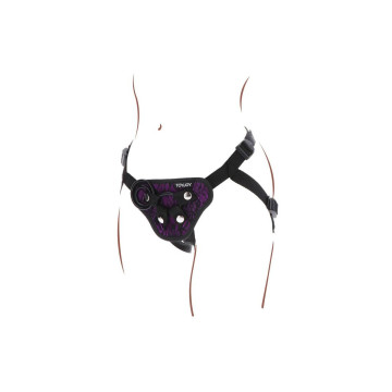 Get Real - Strap - On Lace Harnés Morado | Vybes.it