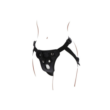 Get Real - Strap - On Pleasure Harnés Negro | Vybes.it
