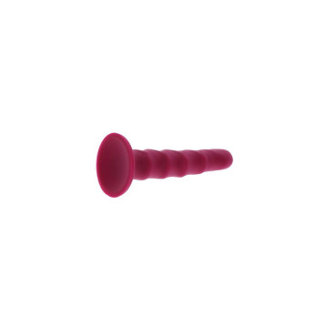Get Real - Ribbed Dong 12 Cm Rojo | Vybes.it