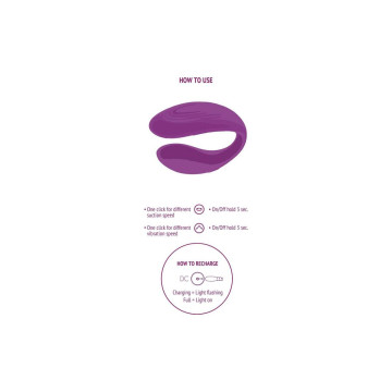 Xocoon - Bound Love Vibrador Para Parejas Morado | Vybes.it