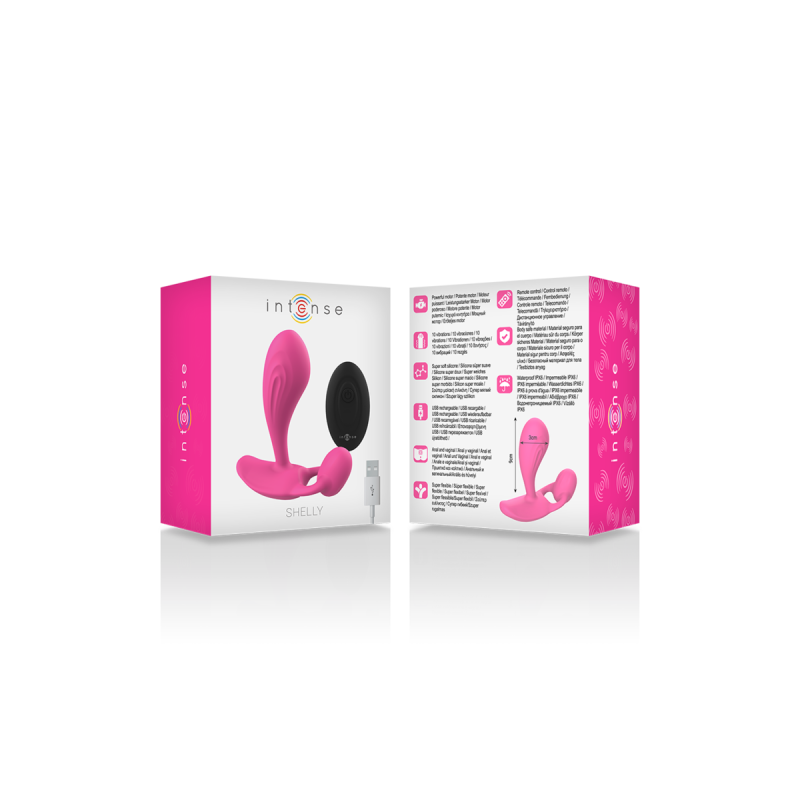Intense - Télécommande Anal Shelly Plug Rose | Vybes.it