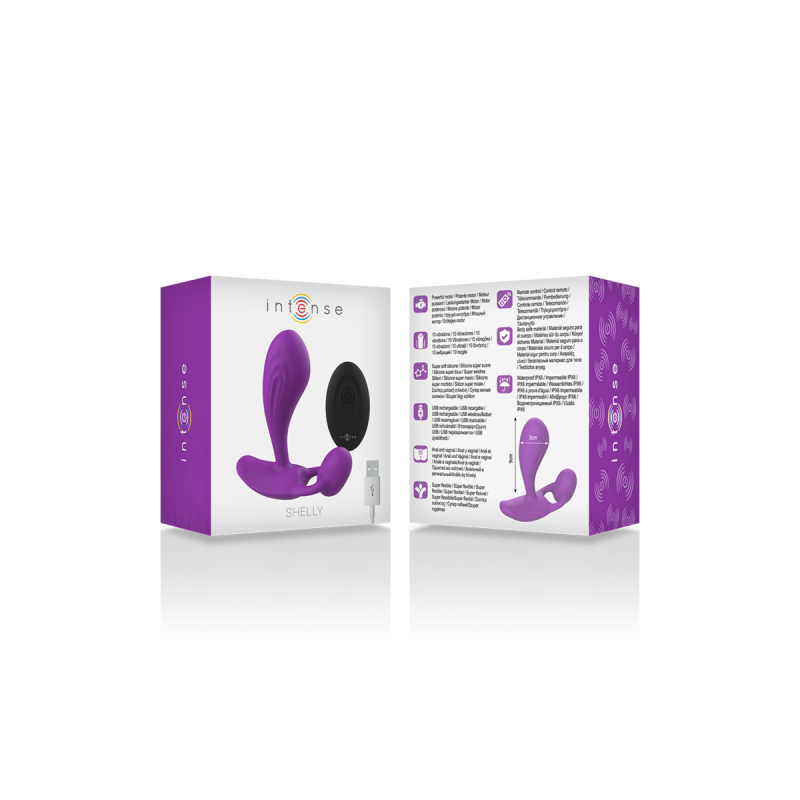 Intense - Télécommande Anal Shelly Plug Violet | Vybes.it