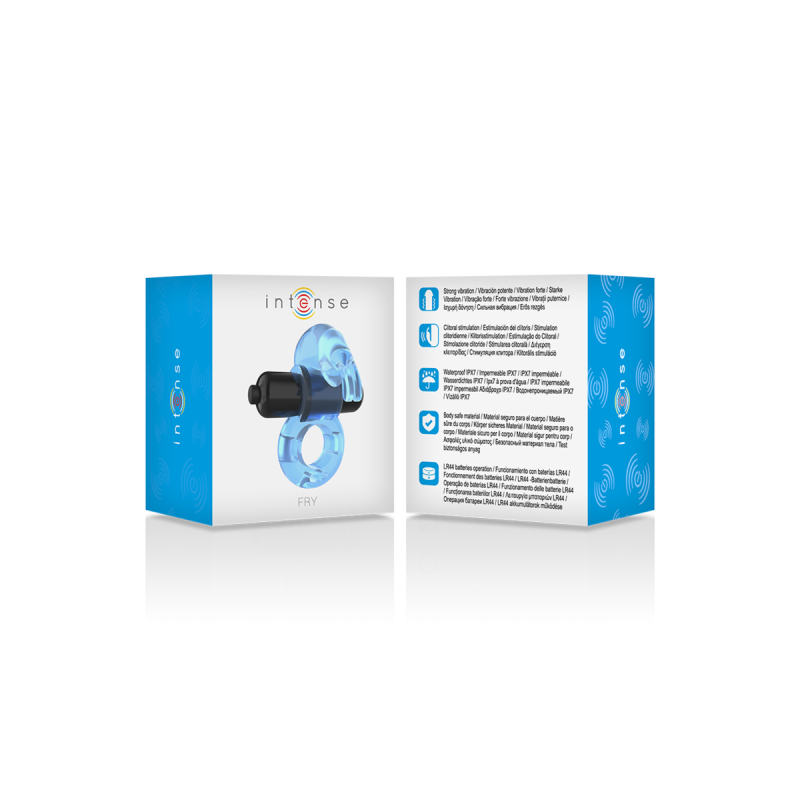 INTENSE - FRY BLUE VIBRATING RING - INTENSE FOR HIM - Cockrings with…