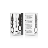 Black&Silver - Ozzy Potente Vibrador Plug Anal Silicona | Vybes.it