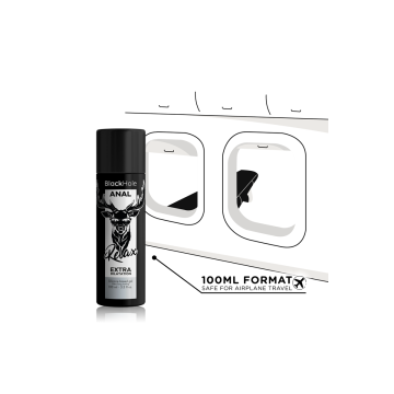 BLACK HOLE - GEL DILATAZIONE ANALE A BASE DI SILICONE 100 ML - Base i…
