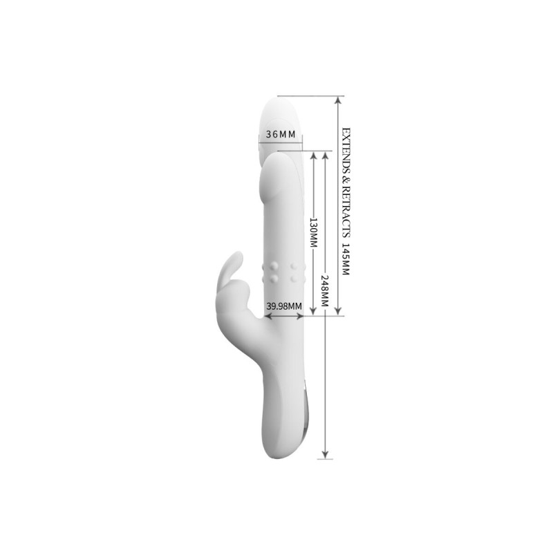 Pretty Love - Reese Vibrador Con Rotación Plateado | Vybes.it
