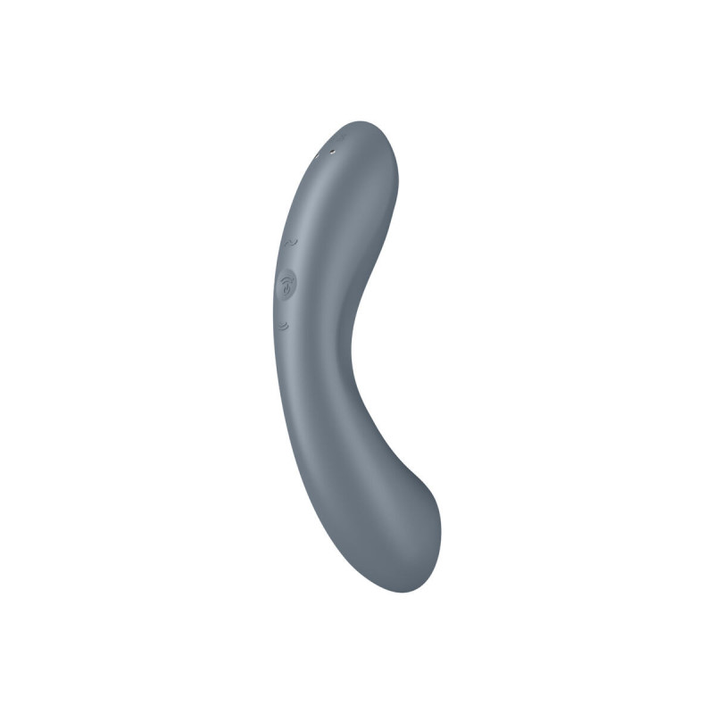 SATISFYER - CURVE TRINITY 1 AIR PULSE VIBRATION GREY - SATISFYER AIR…