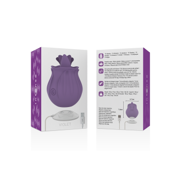 Intense - Violet Estimulador Lengua Base Magnética | Vybes.it