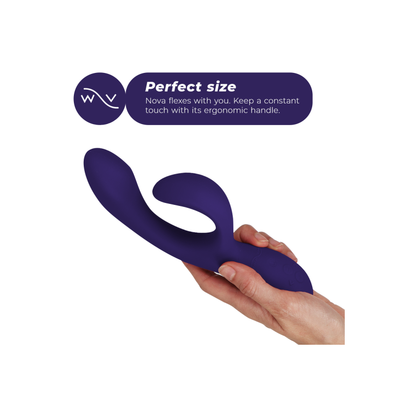 We - Vibe - Nova 3 Vibrador Rabbit Azul Medianoche | Vybes.it