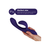 We - Vibe - Nova 3 Vibrador Rabbit Azul Medianoche | Vybes.it
