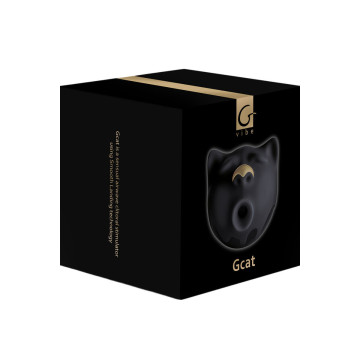 G-VIBE - GCAT MYSTIC SUCCIONADOR DE CLÍTORIS NEGRO