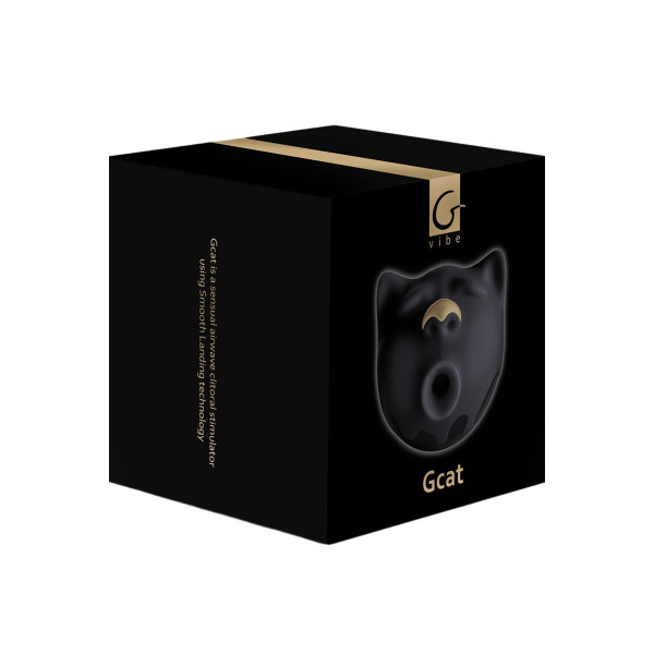 G-VIBE - GCAT MYSTIC SUCCIONADOR DE CLÍTORIS NEGRO