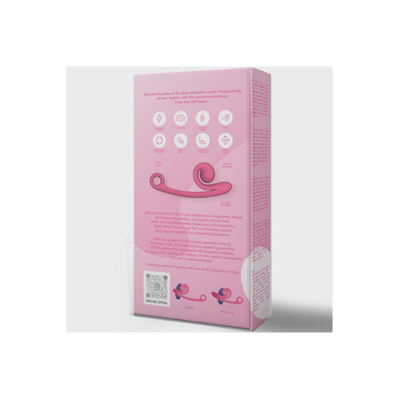 Snail Vibe - Curve Vibrador Rosa | Vybes.it