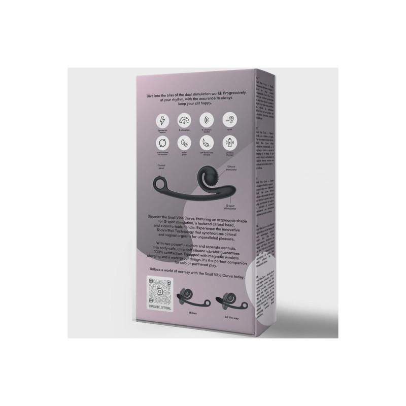 Snail Vibe - Curve Vibrador Negro | Vybes.it