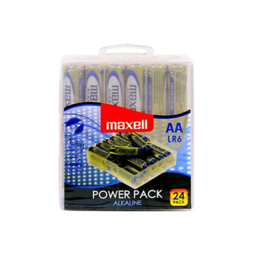 MAXELL - ALKALINE BATTERIE AA LR6 PACK * 24 BATTERIEN | Vybes.it