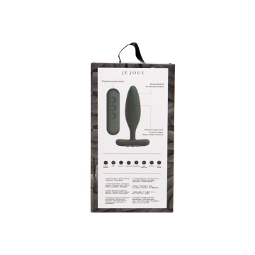 Je Joue - Vesta Plug Anal Vibrador Negro | Vybes.it