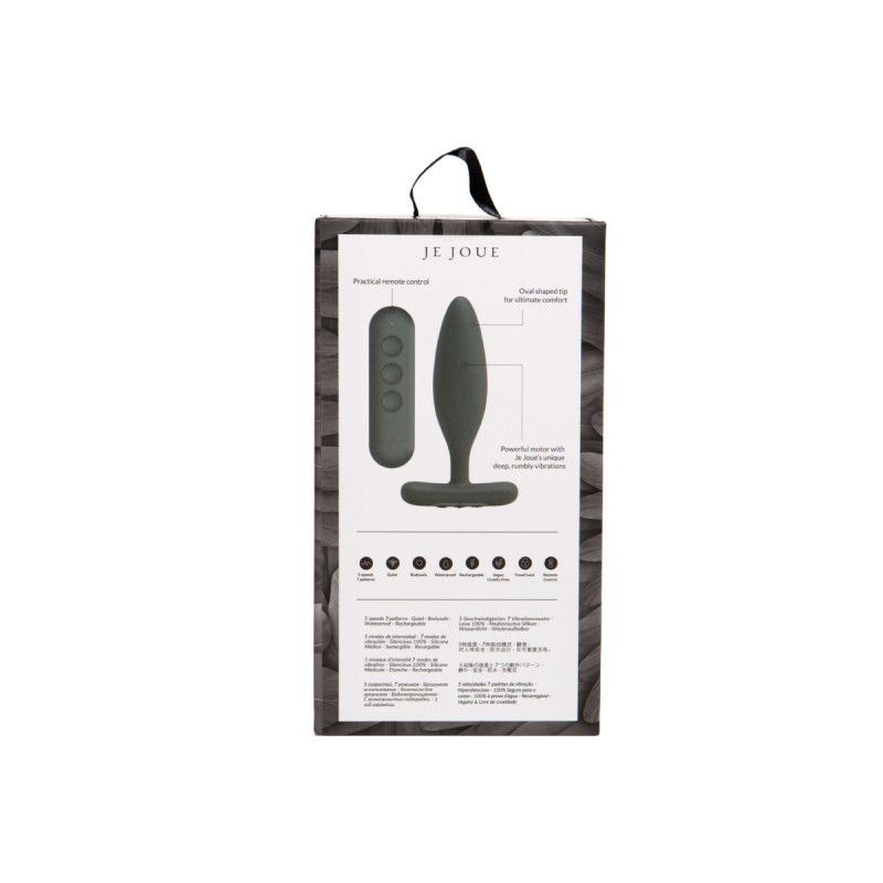 Je Joue - Vesta Plug Anal Vibrador Negro | Vybes.it