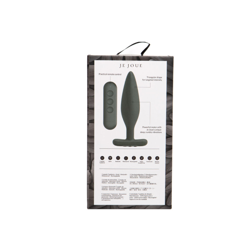 Je Joue - Egon Plug Anal Vibrador Negro | Vybes.it