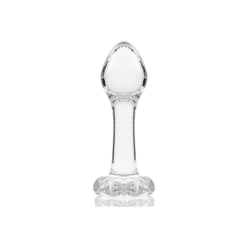 Nebula Series By Ibiza - Model 2 Anal Plug Borosilicate Glass Clear